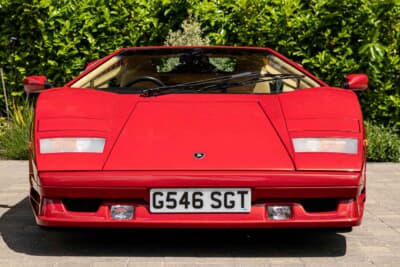 落札はされたが価格不明のランボルギーニ「カウンタック 25th アニバーサリー」（C）Bonhams