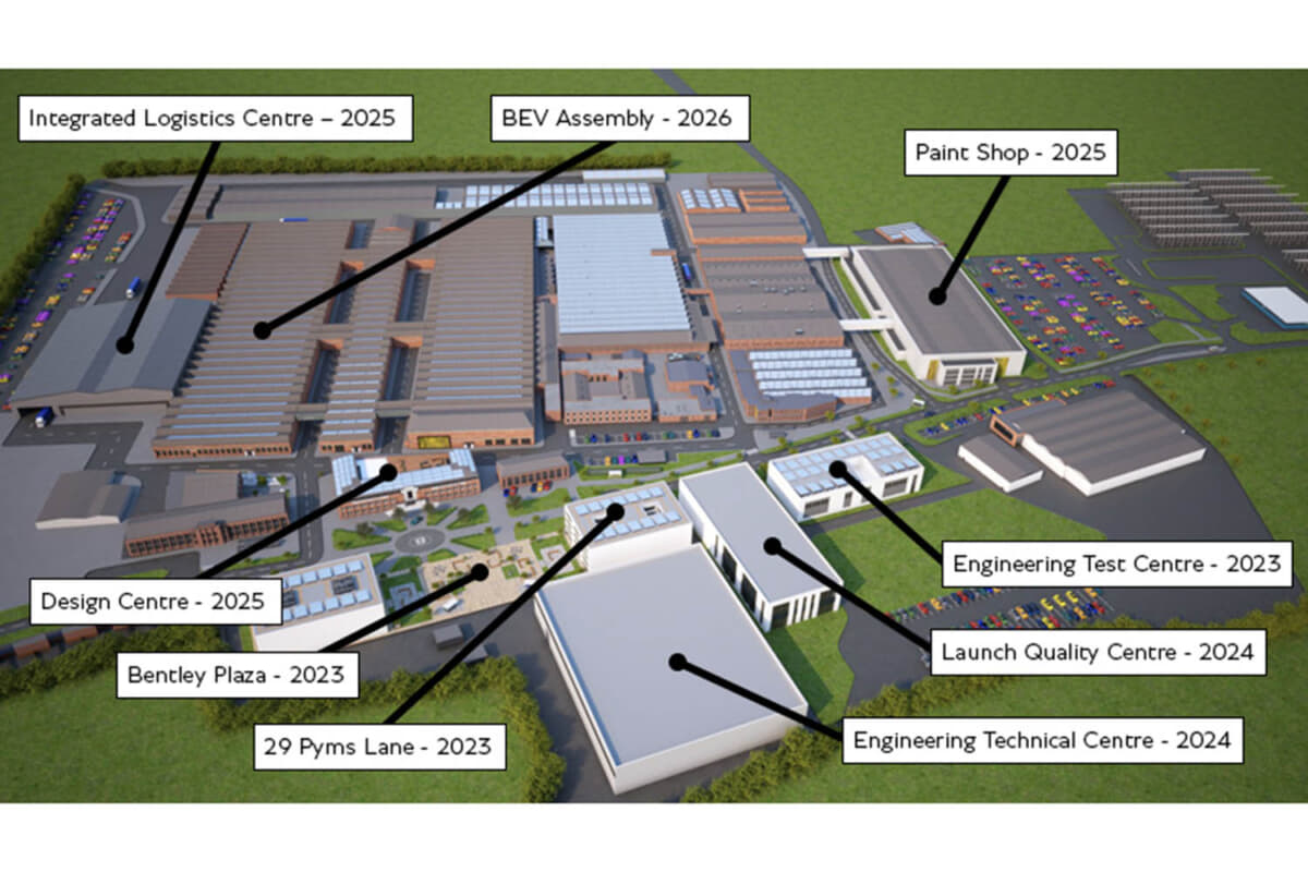 ベントレー初のBEVはクルーの本社で設計・開発・生産される予定