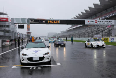 雨で決勝そのものが開催されるかも怪しい雰囲気だったが、実施されることに。ここまでハードウエットなので当然空気圧は高めたままだ