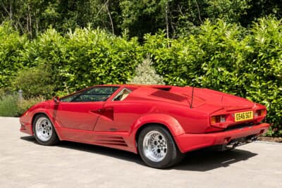 落札はされたが価格不明のランボルギーニ「カウンタック 25th アニバーサリー」（C）Bonhams