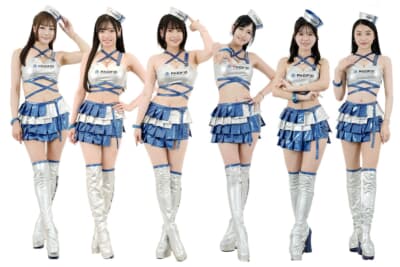 左からPacific Fairiesの叶園ちささん、桜田愛音さん、秦野真由美さん、水城かおりさん、藤白玲華さん、中山亜美さん