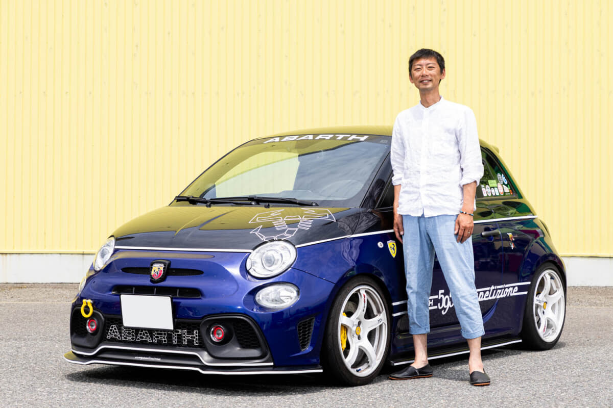 “タイマーン”さんのアバルト 595 Competizione：愛車を大切にしつつDIYでカスタムを加え、仲間とのツーリングを楽しんでいる