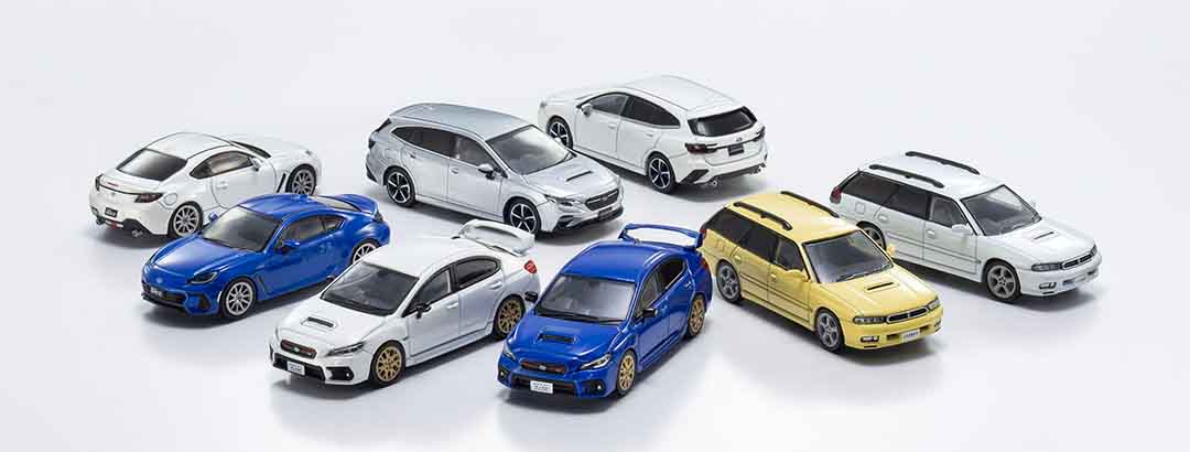 「1/64スケール」でスバル「BRZ」「レガシィ ツーリングワゴン」に「レヴォーグ」も登場！ 京商から待望の「KYOSHO 64 Collection Vol.03」が発売