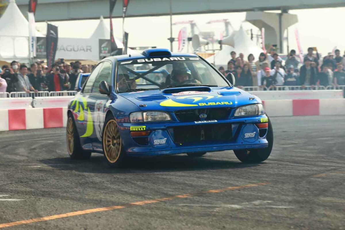 スバル インプレッサ 555 WRC 98（写真は2019年開催時）