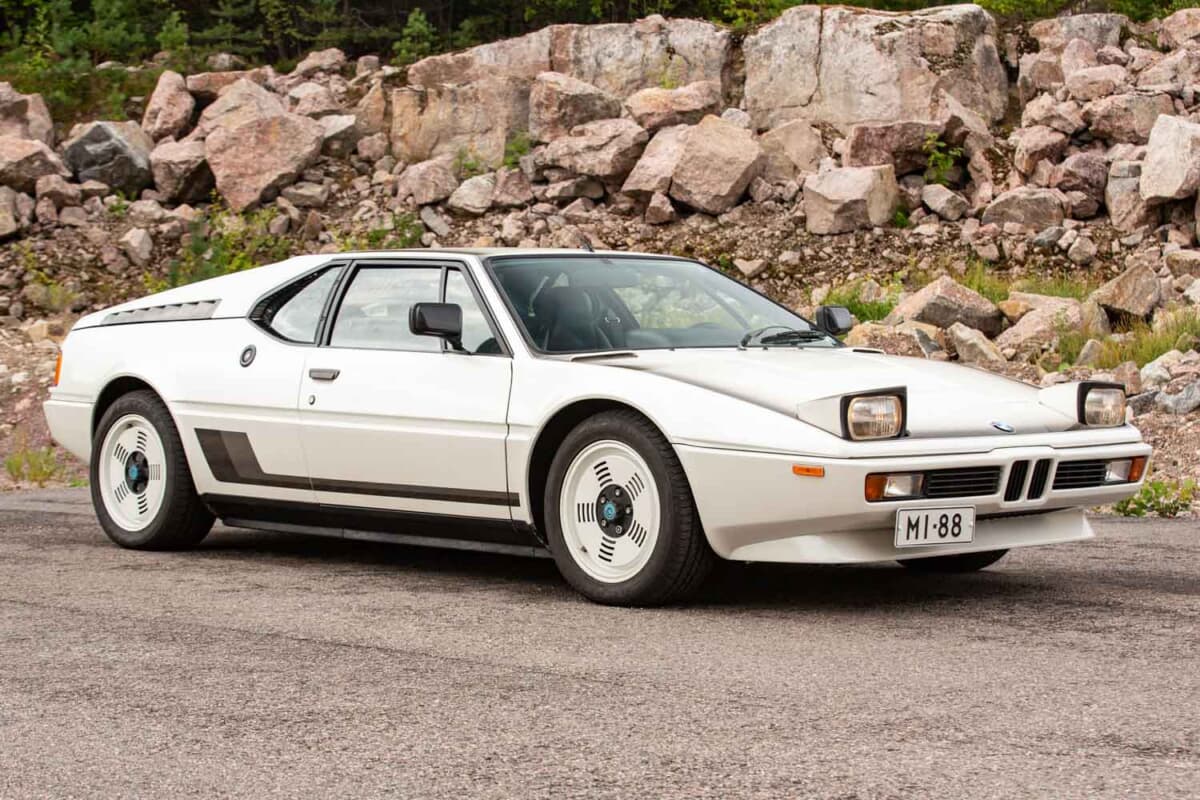 47万7500ユーロ（邦貨換算約7699万円）で落札されたBMW「M1」（C）Courtesy of RM Sotheby's