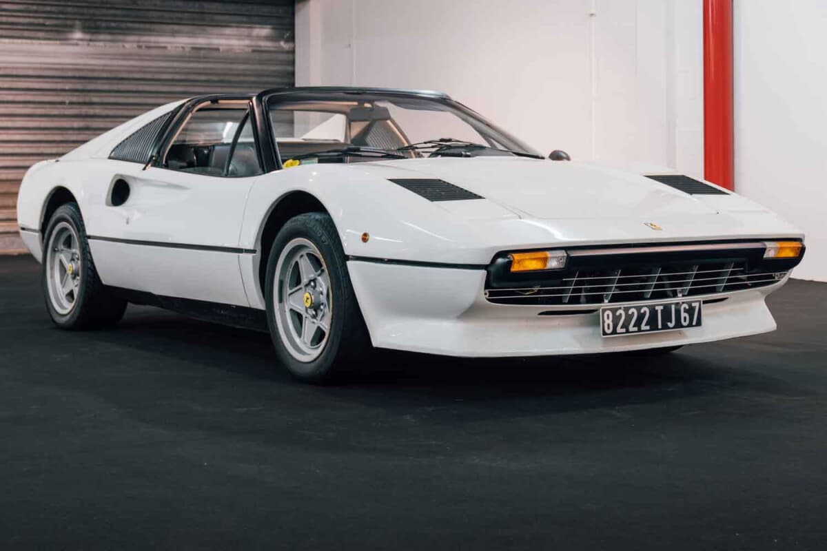 5万600ドル（邦貨換算約757万円）で落札されたフェラーリ「308GTS」（C）Courtesy of RM Sotheby's