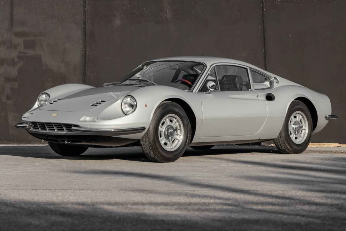 68万ユーロ（邦貨換算約1億1150万円）で落札されたディーノ 206GT（C）Courtesy of RM Sotheby's