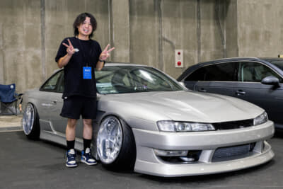 オーナーの早川和麿さんと、1997年式日産 シルビアK’s