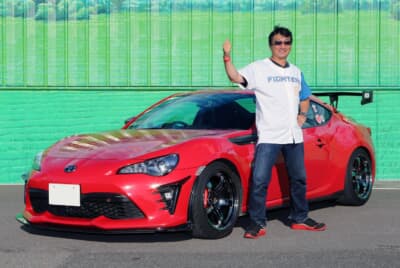 2度のエンジンブローもなんのその、トヨタ 86に強い愛着を持っている笠原さん