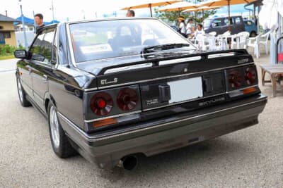 日産 R31型 スカイライン GTリミテッドS：リアスポイラーもGTエクセルツインカム24Vから継承