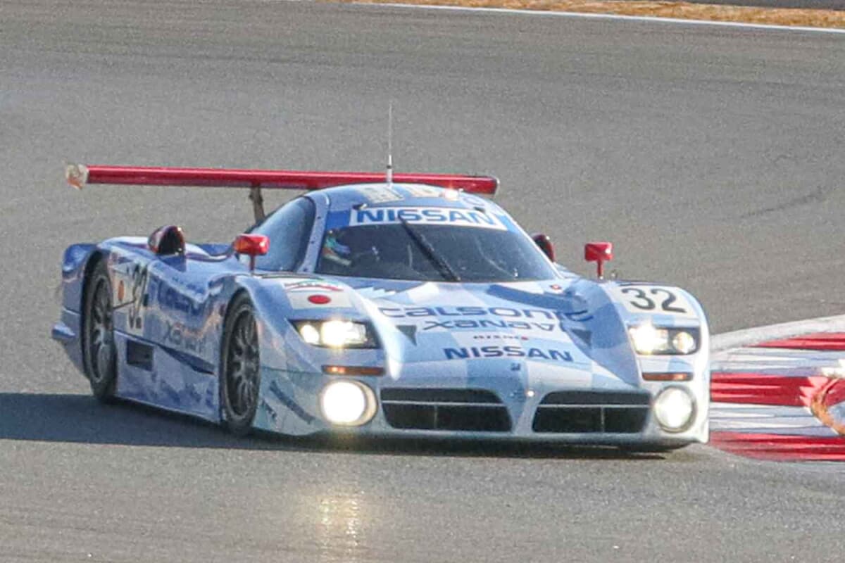 日産R390GT1：1998年のル・マン24時間に星野一義／鈴木亜久里／影山正彦組で参戦したNISSAN R390GT1。見事3位入賞を果たしている