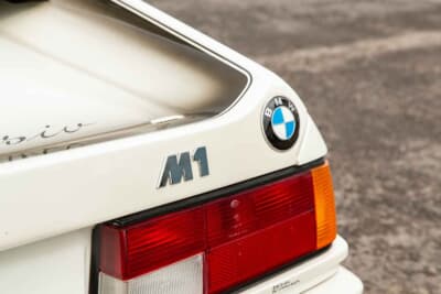 47万7500ユーロ（邦貨換算約7699万円）で落札されたBMW「M1」（C）Courtesy of RM Sotheby's