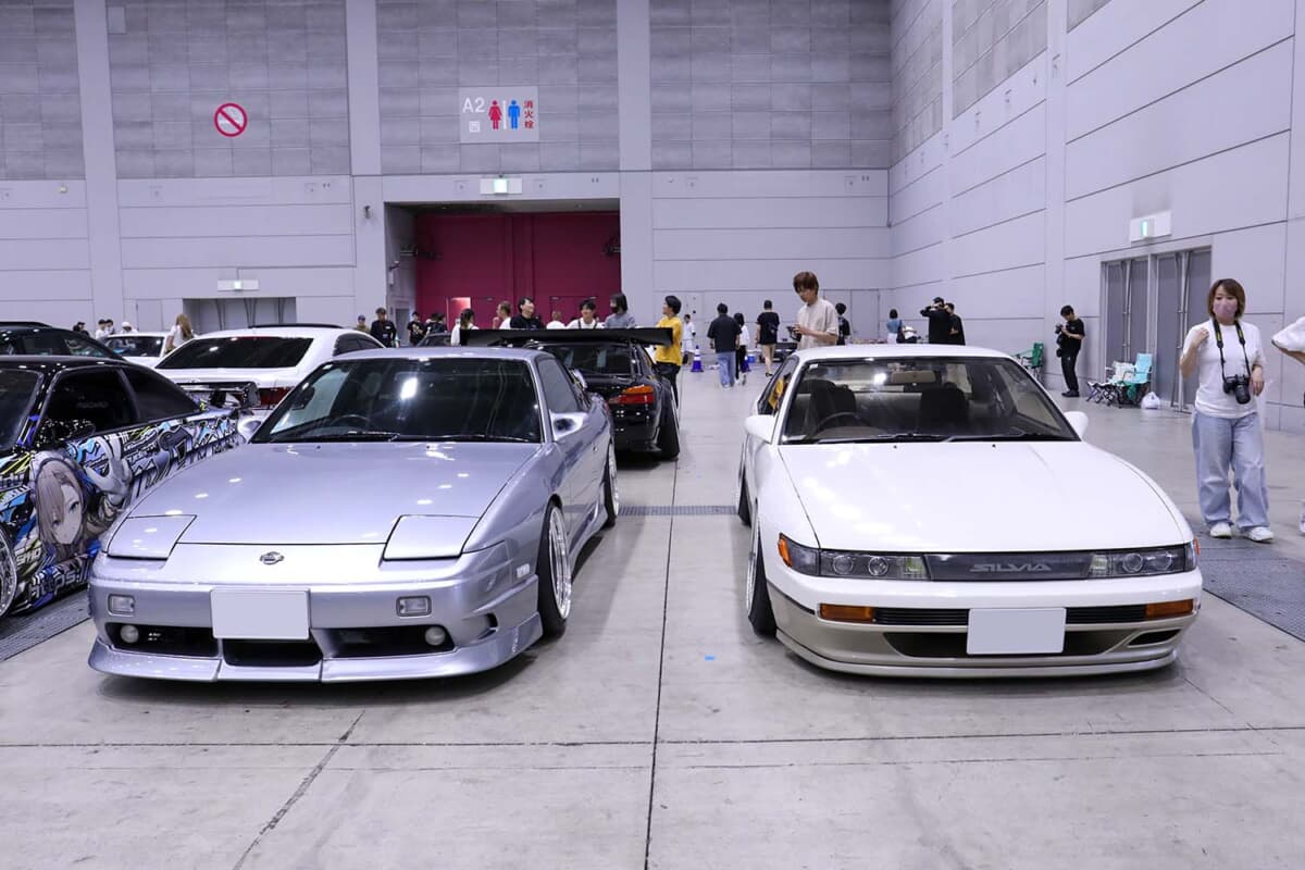 中古車の価格が高騰しているが、根強い人気の日産 S13型シルビアと180SX