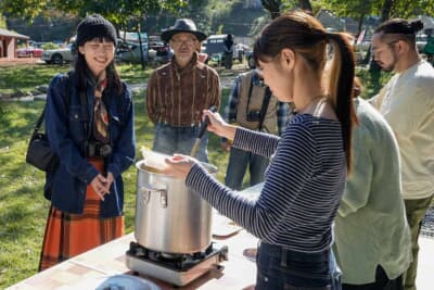 「会場のぼくらのミナノベースに併設するカフェ・鹿のねどこの欧州カレーは以前にも食べにきているというほど絶品です」と“moko”さん