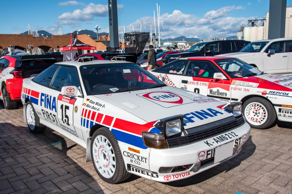 トヨタ セリカ GT-FOURが2台並んだ