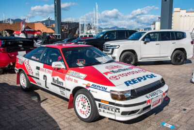 トヨタ セリカ GT-FOURが2台並んだ