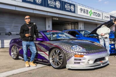 三菱 エクリプススパイダーとオーナーの木村さん