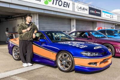 日産 S15型 シルビアとオーナーの藤原さん