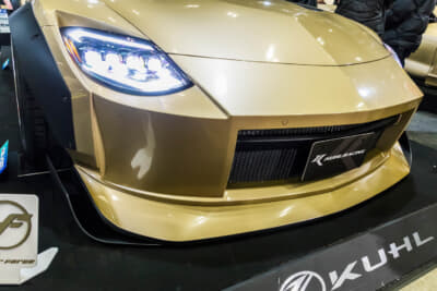 KUHL 34ZR-GTWR SPEC-D：フロントはオーバーフェンダーに似合うチンスポイラー形状となっている
