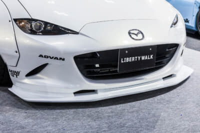 LB-WORKS MAZDA ROADSTER ND：フロントバンパーは純正をベースに、下部にリップを装着