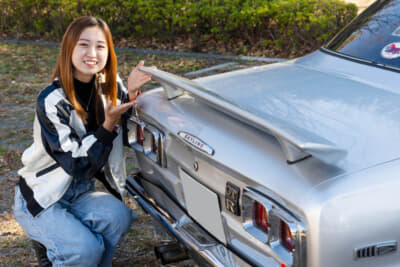 日産 スカイライン 2000GT-R：戦闘的なリアスポイラー
