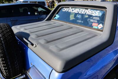 いすゞ ミュー：浅川さんの愛車はFRP製のトノカバーを持つ「ハードカバー」