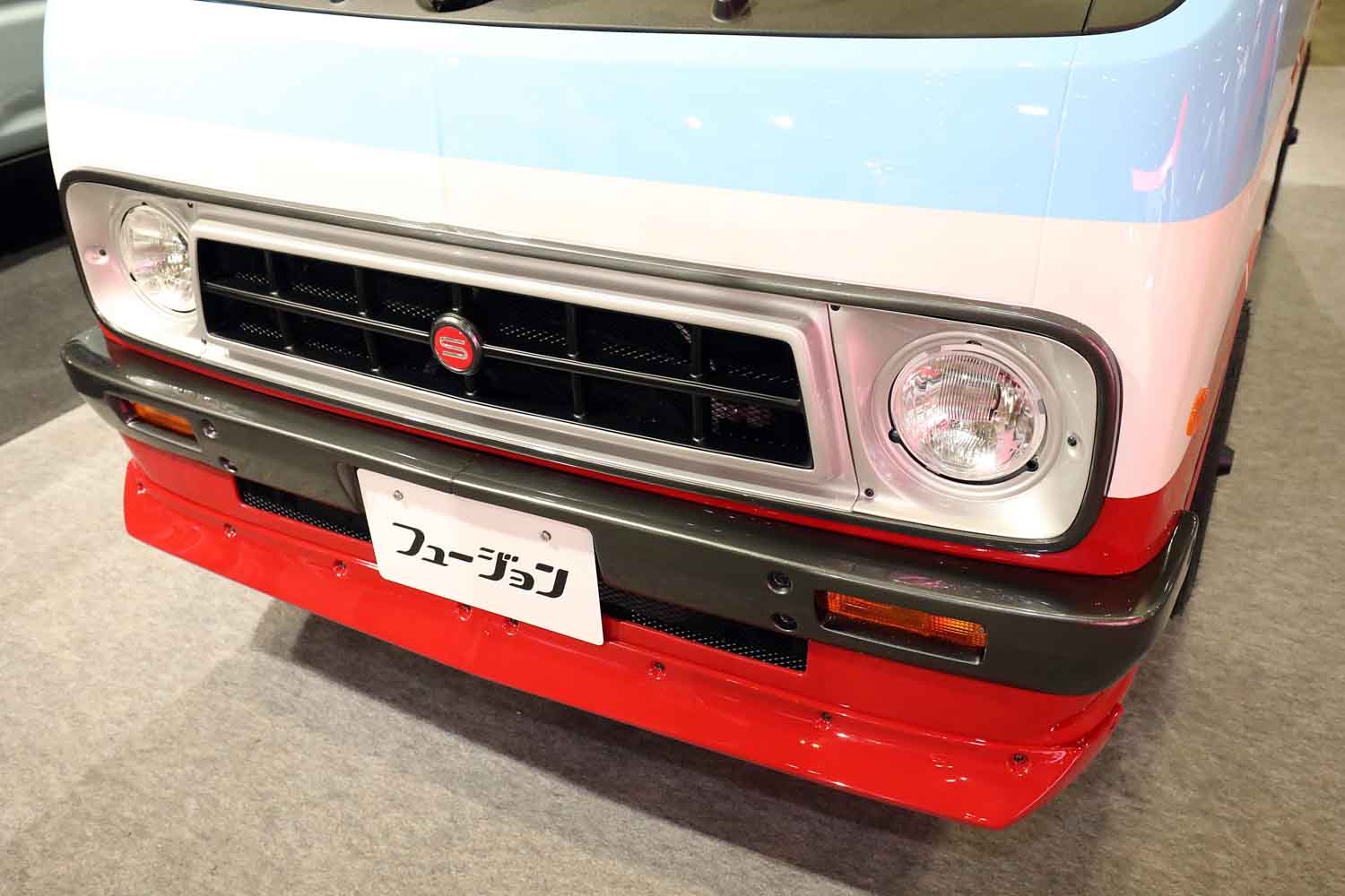 ブリキ昭和AUTO CARRIER トラック 赤青 AUTO TRANSPORT 東京本郷(有)三友 SANYU ブリキトレーラーアメリカン
