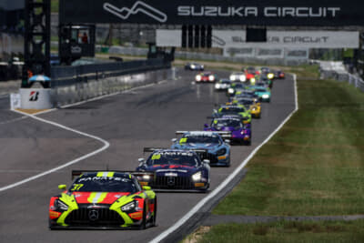 GT3マシンの走りは圧巻