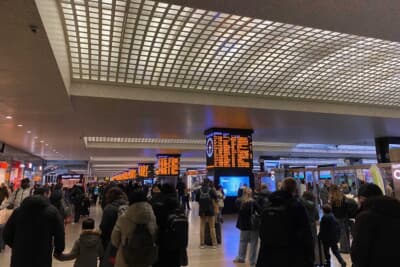 ローマのテルミニ駅構内