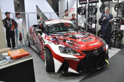 東京オートサロン2025でのプレスカンファレンスにはFDJ2ドライバーもMIDブースに集結した