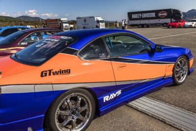 日産 S15型 シルビア：ラッピングも当時のスタイルを忠実に再現している