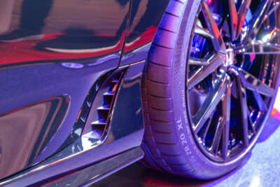 ホンダ プレリュード プロトタイプ：フロントフェンダー後部にはエアダクトが備わる
