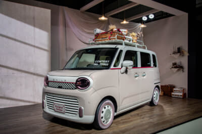 スズキ ワゴンRスマイル ヨーロピアンアンティーク：誰が見ても「かわいい」と思うクルマを目指したとのこと