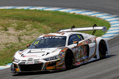 第7戦で優勝した11号車Audi Sport Asia Team AbsoluteのアウディR8LMS GT3 EVO II