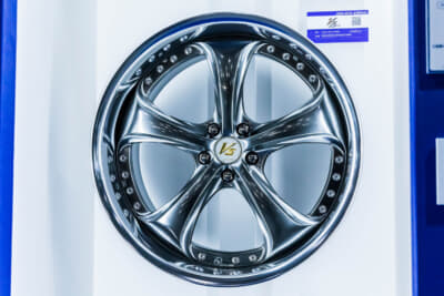 WORK VS KF＃：21インチのブリリアントシルバーブラック