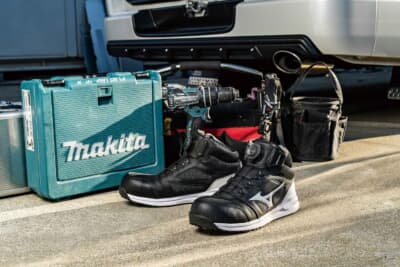 ミズノ オールマイティ LSII 73M BOA：ミズノのワークシューズはさまざまな性能試験をクリアしたJSAA規格 普通作業用（A種）認定品のプロテクティブスニーカーだ