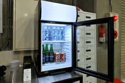 ノンアルコール限定ながらドリンク類も用意されている