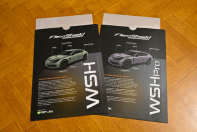 FlexShieldは5年前からP-Factoryで採用。理想のプロテクションフィルムを井上氏が探し求め、辿り着いたメーカーだという