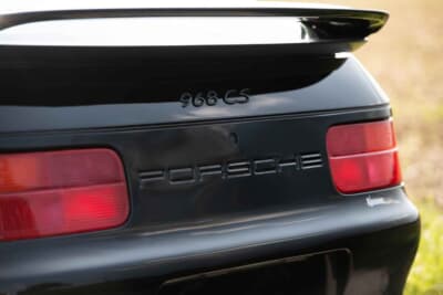 6万9000ユーロ(邦貨換算約1110万円)で落札されたポルシェ「968クラブスポーツ」(C)Courtesy of RM Sotheby's