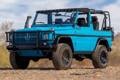 11万2000ドル（邦貨換算約1747万円）で落札されたメルセデス・ベンツ「250GD ウルフ」（C）Bonhams