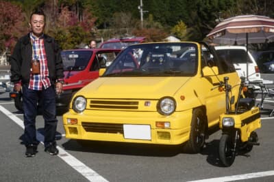 ホンダ シティ カブリオレとオーナーの大手久幸さん