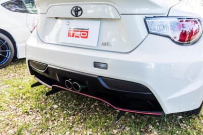 TRD 14R：14R-60譲りのセンター2本出しマフラーがお気に入りのポイントだ