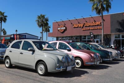 新旧さまざまなミツオカ車が大集合したオーナーズミーティング