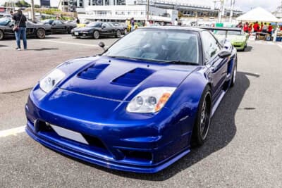 ホンダ NSX：オリジナルはリトラクタブル・ヘッドライトだが、購入時から固定式ライトになっていたという