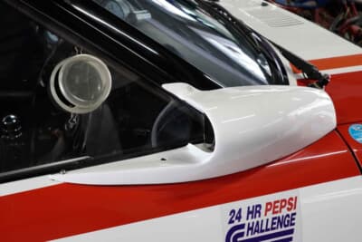 マツダ サバンナRX-7 デイトナ24時間レース仕様車：ミラーにもカウルが付く