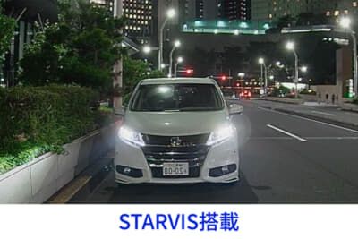 SONY製イメージセンサーSTARVIS搭載により夜間やトンネル内での暗い場所でもクリアな映像を映します