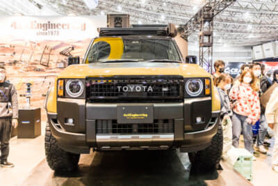 トヨタ ランドクルーザー250：片側35mm、合計で70mmの車幅拡幅が可能なオーバーフェンダーを装着