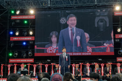 オートメッセアソシエイション外部顧問を務める前衆議院議員の柳本 顕氏