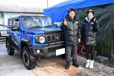 藤野秀之／玉城詩奈組（No.36 WISTERIA TY ジムニーシエラ）