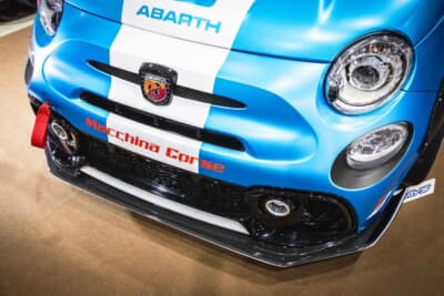 アバルト 595：ライトウェイトモデルのフロントリップスポイラーは2025年の4月を目途にリリースになる予定